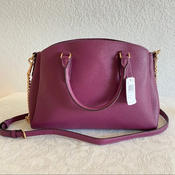 Coach burgundy Leather Sage Carryall Bag - Picture 5 of 8